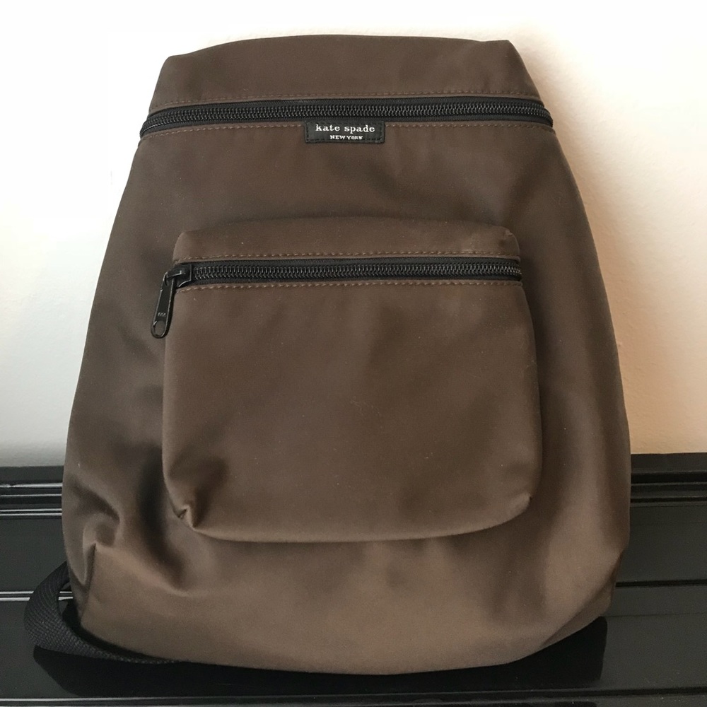 💕SOLD💕Kate Spade New York Brown Nylon Backpack